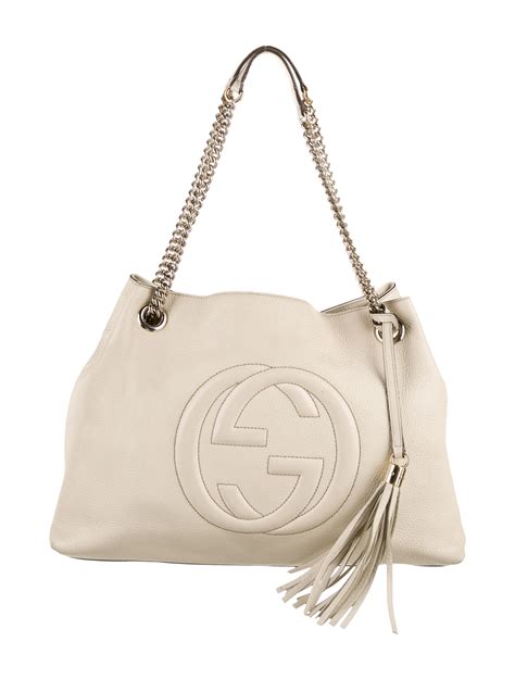 gucci soho chain strap|Gucci medium soho chain tote.